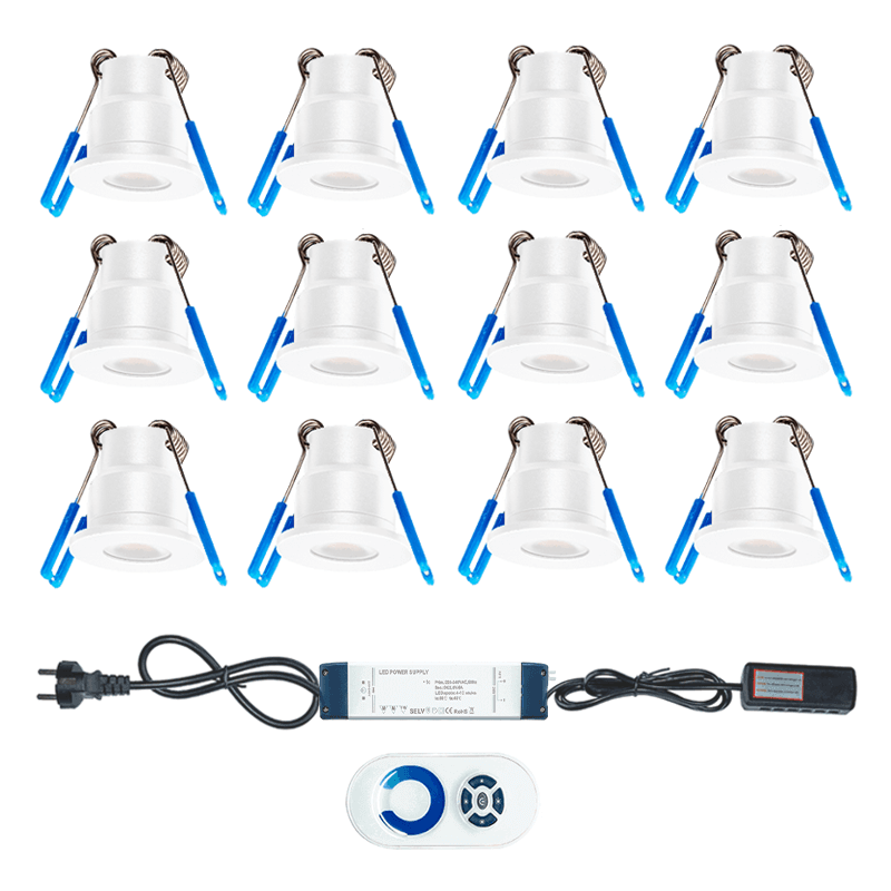 LED VERANDA SPOTS | SET OF 12 | WHITE | IP65