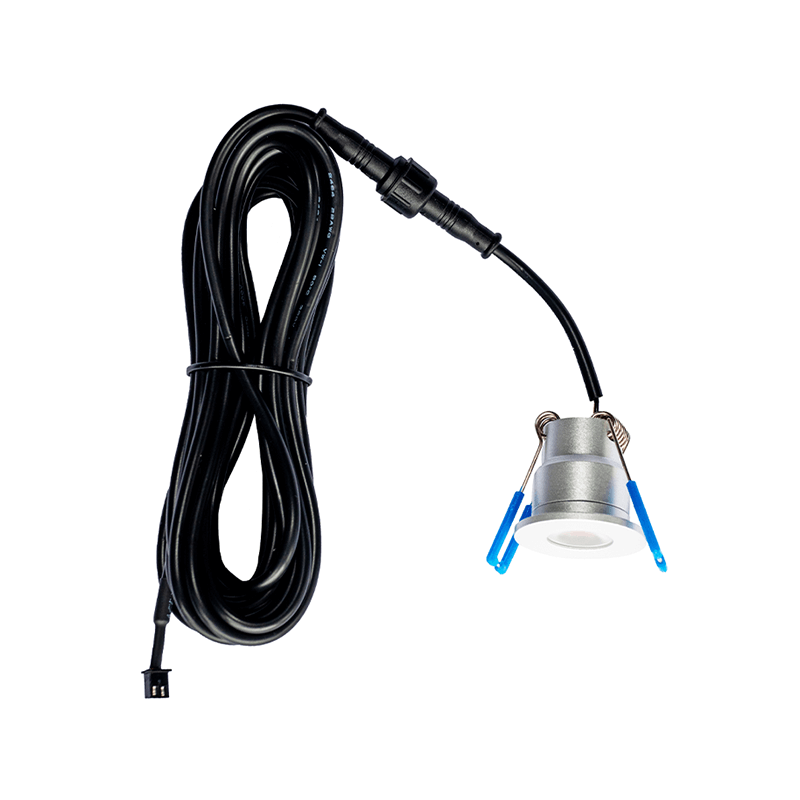 led veranda spots 12 stuks set zilver