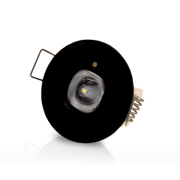 inbouwspot noodverlichting zwart