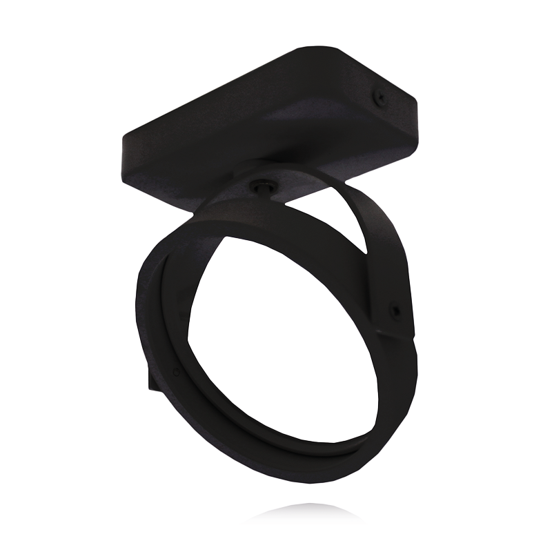 ar111 opbouwarmatuur zwart