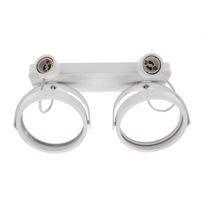 LED AR111 OPBOUWARMATUUR | EUKE | 2xGU10 FITTING | WIT