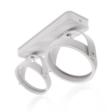 LED AR111 OPBOUWARMATUUR | EUKE | 2xGU10 FITTING | WIT