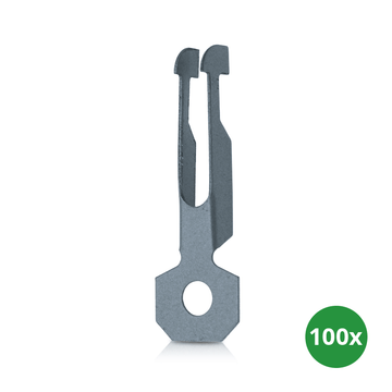 veerklem met ophangoog