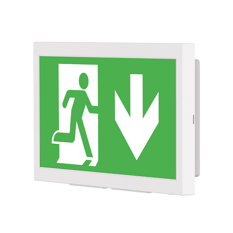 noodverlichting muur wit