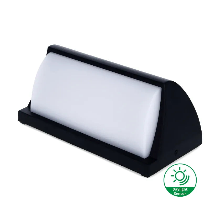 802424 LED Bulkhead Juliet 12W Lichtsensor Zwart