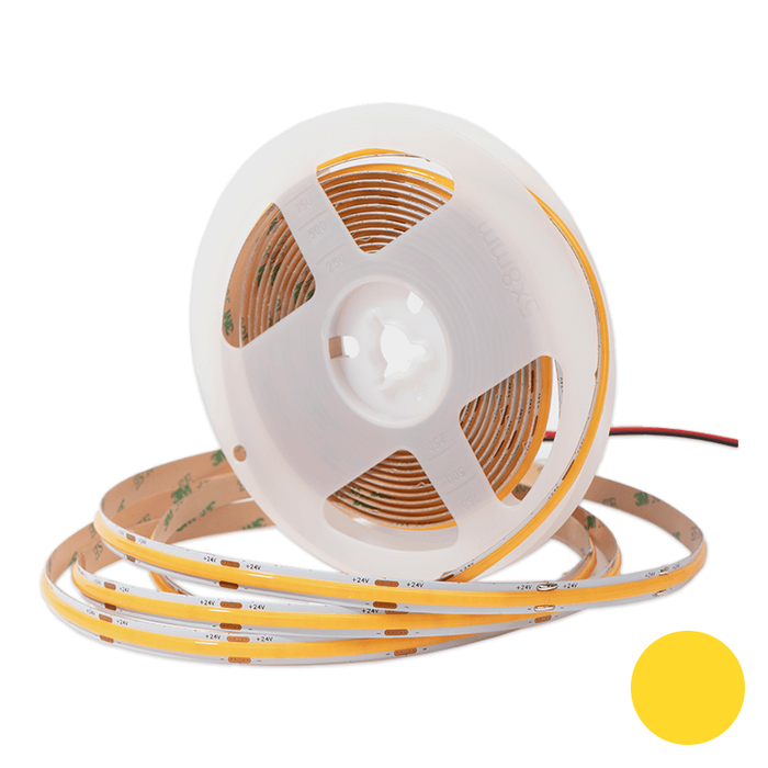 COB ledstrip met egale warme lichtlijn