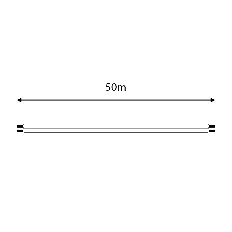 2-ADERIGE KABEL | 22AWG | 50M
