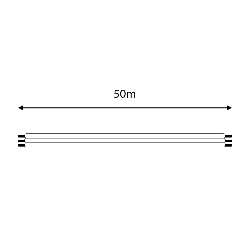 3-ADERIGE KABEL | 22AWG | 10M