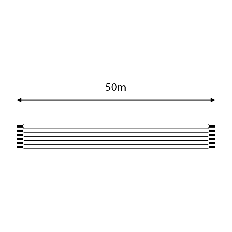 6-ADERIGE KABEL | 24AWG | 50M
