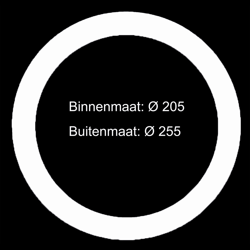 METAL REDUCING RING | WHITE | Ø205-255mm