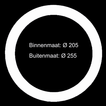 METAL REDUCING RING | WHITE | Ø205-255mm
