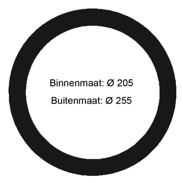 METAL REDUCING RING | BLACK | Ø205-255mm