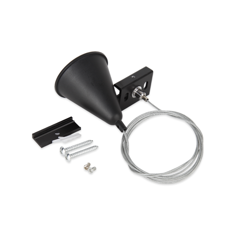 PENDELSET | 1.5 METER | ZWART | VOOR 3-FASE RAILS