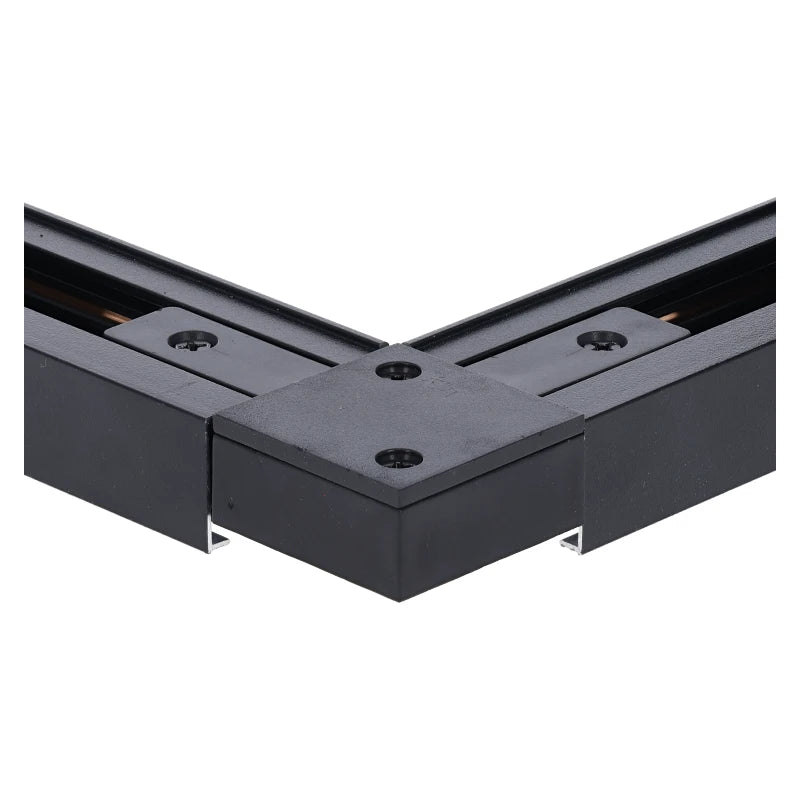 806217 1-FASE RAIL | L-CONNECTOR | ZWART