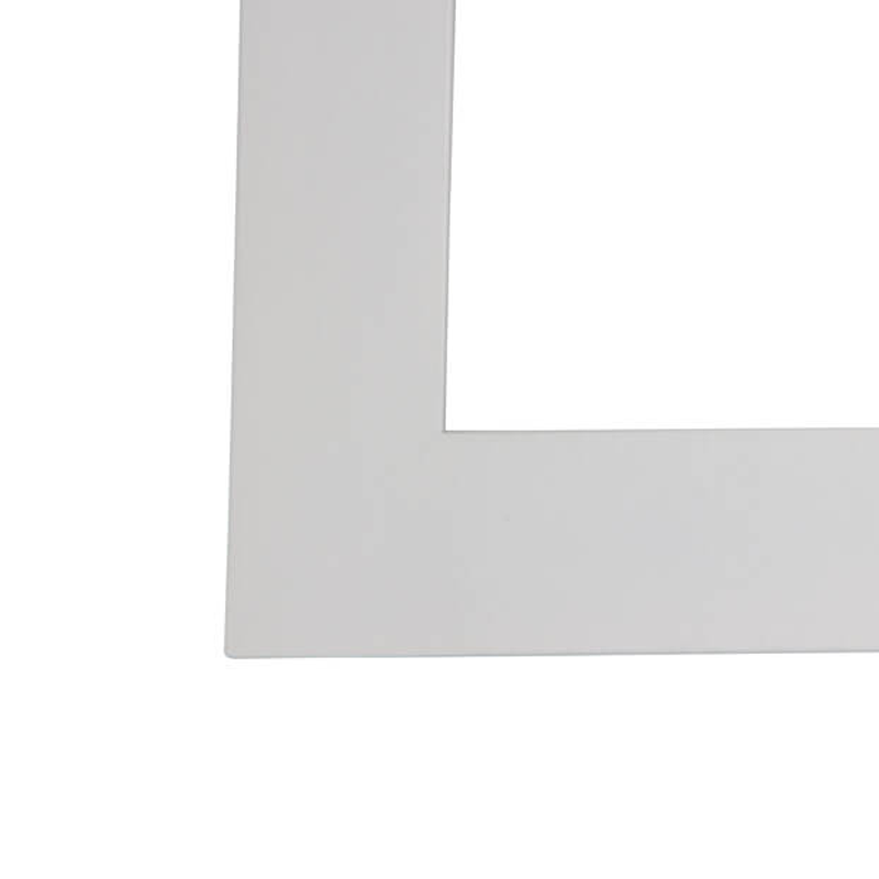 opbouwframe-back/side-lit-paneel-150x30-wit