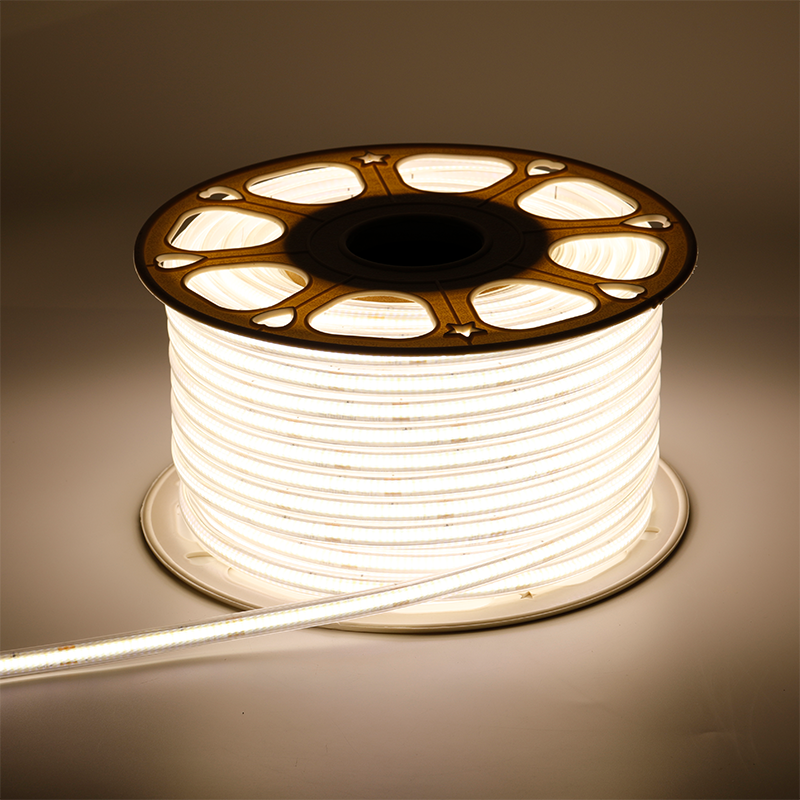 COB LEDSTRIP | 220V | IP65 | 50 METER | 4000K incl. 0,5 M EUROSTEKKER