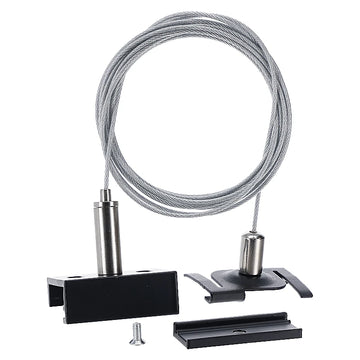 807610 | SYSTEEMPLAFOND PENDELSET | 2 METER | ZWART | VOOR 3-FASE RAILS