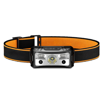 LED HEADLIGHT | 120 LUMEN | WIT+ROOD+GEEL | USB-C