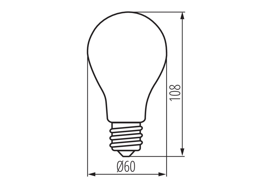 LED E27 LAMP 6W 6000K