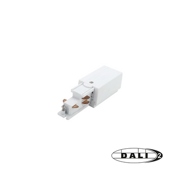 DALI 3-PHASE RAIL | POWER CONNECTOR | LEFT | WHITE