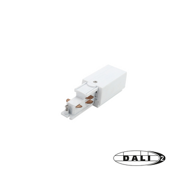 DALI 3-PHASE RAIL | POWER CONNECTOR | RIGHT | WHITE