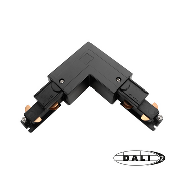 DALI 3-PHASE TRAIL | L-SHAPE CONNECTOR | INSIDE | BLACK