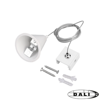 DALI 3-FASE RAIL | PENDELSET | 1.5 METER | WIT