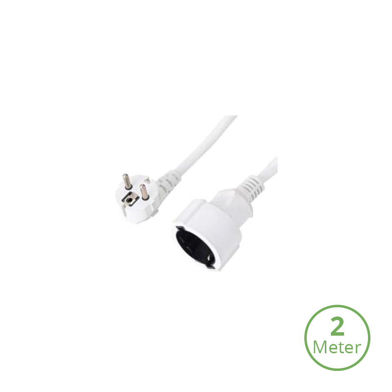 EXTENSION CABLE | 3-PIN | WHITE | 2M