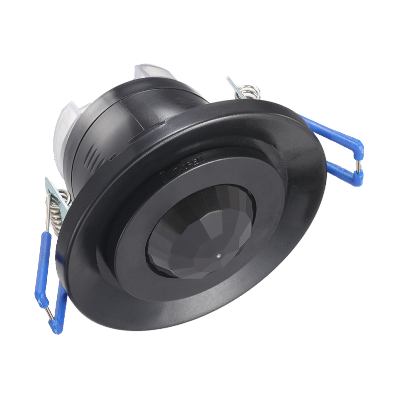 MOTION DETECTOR | FLUSH-MOUNTED | BLACK