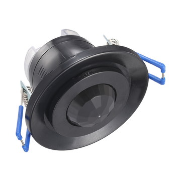 MOTION DETECTOR | FLUSH-MOUNTED | BLACK