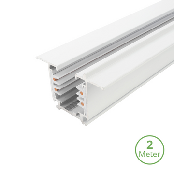 INBOUW 3-FASE RAIL | 200CM | WIT