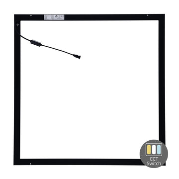 LED FRAME PANEEL | EDGE LIT | 60×60 | 40W | UGR<23 | ZWART | CCT SWITCH