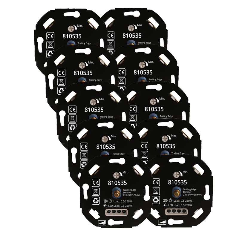 TRIAC LED DIMMER | 0.5-250W | UNIVERSEEL | WISSELSCHAKELING | 10-PACK