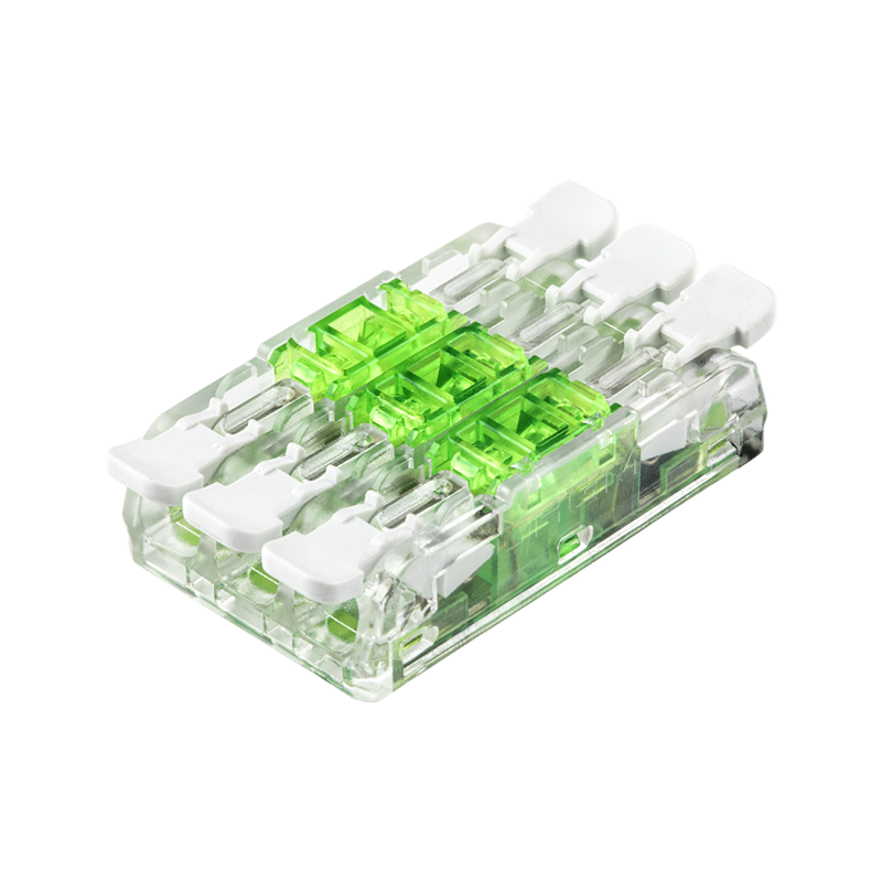 DOORVOERLASKLEM | UNIVERSEEL | 3 DRADEN | 0.2-4.0MM² | PER 30 STUKS