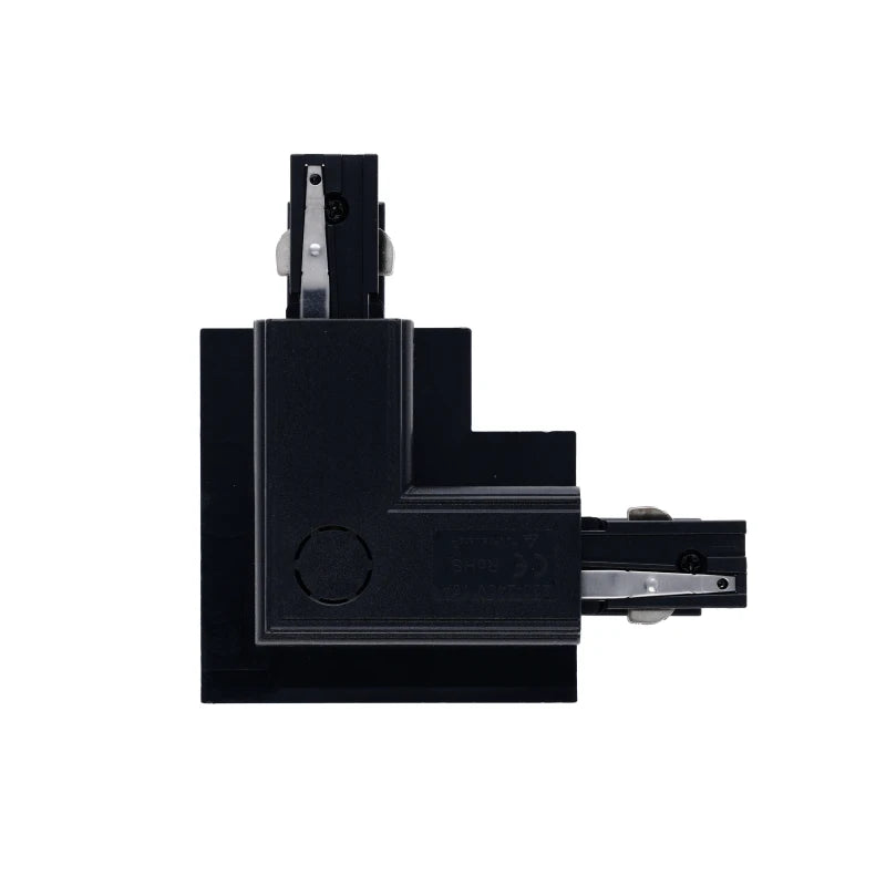 811761 INBOUW 3-FASE | L-VORM CONNECTOR | OUTSIDE | ZWART