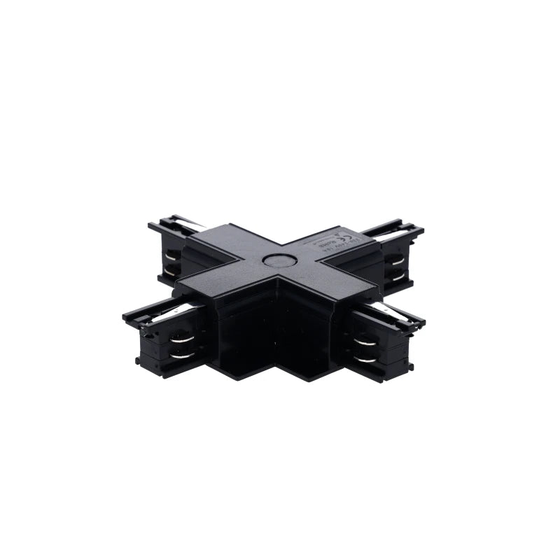 811860 INBOUW 3-FASE | X-VORM CONNECTOR | ZWART