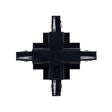 811860 INBOUW 3-FASE | X-VORM CONNECTOR | ZWART