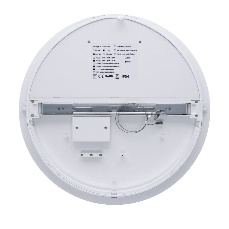 LED CEILING PLATE | NOMOS PRO | DIMMABLE | IP54 | 35W-28W-20W | WHITE SWITCH