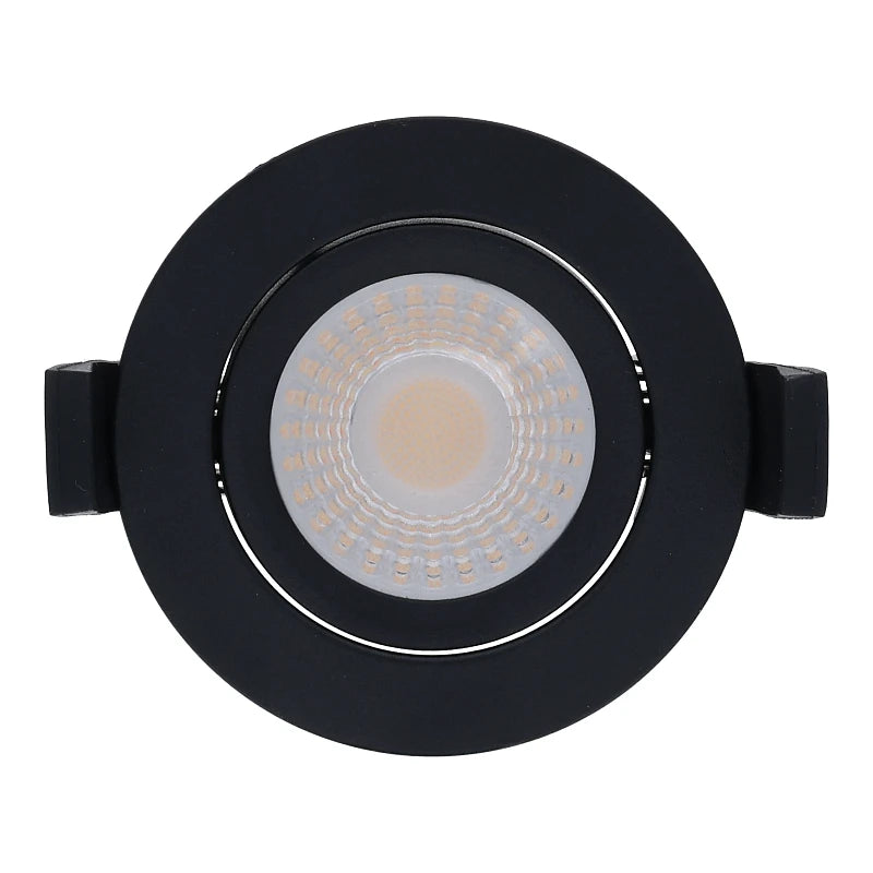 812058 LED INBOUWSPOT | MIRAN | SLIM-FIT | 5W/7W | DIM TO WARM + CCT-SWITCH | ZWART