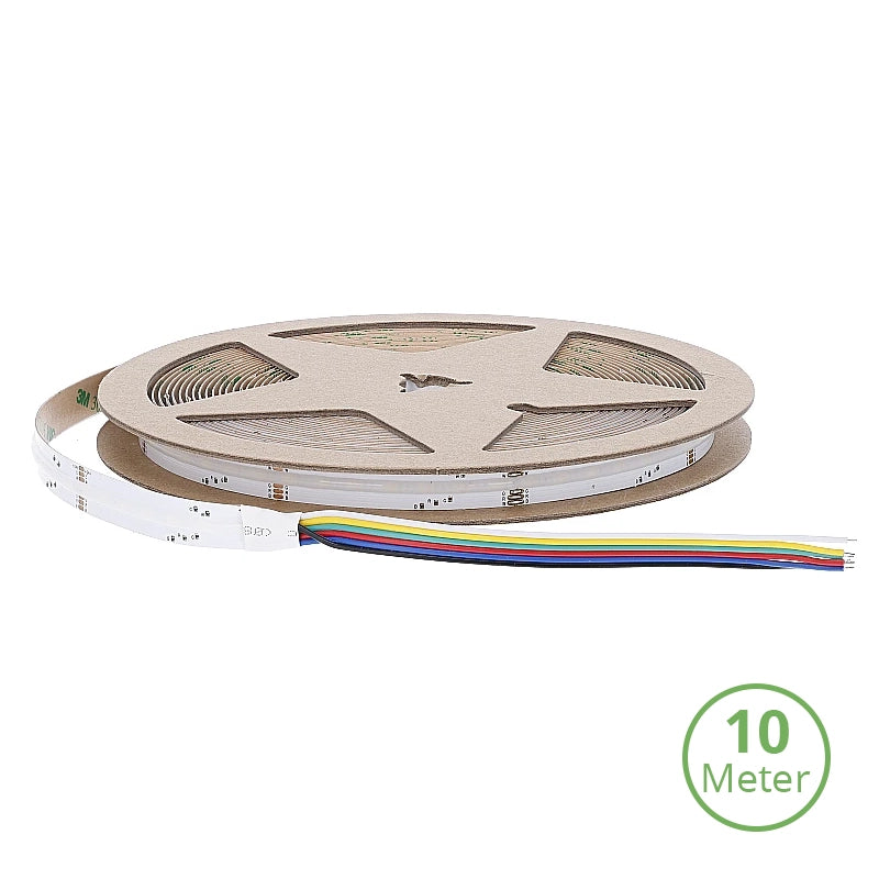 812201 | COB LEDSTRIP | 24V | IP65 | 10M | 14W/M | RGBCCT