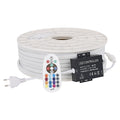 812430 COB LEDSTRIP | 220V | IP65 | 50 METER | RGB incl. DRIVER EN AFSTANDBEDIENING