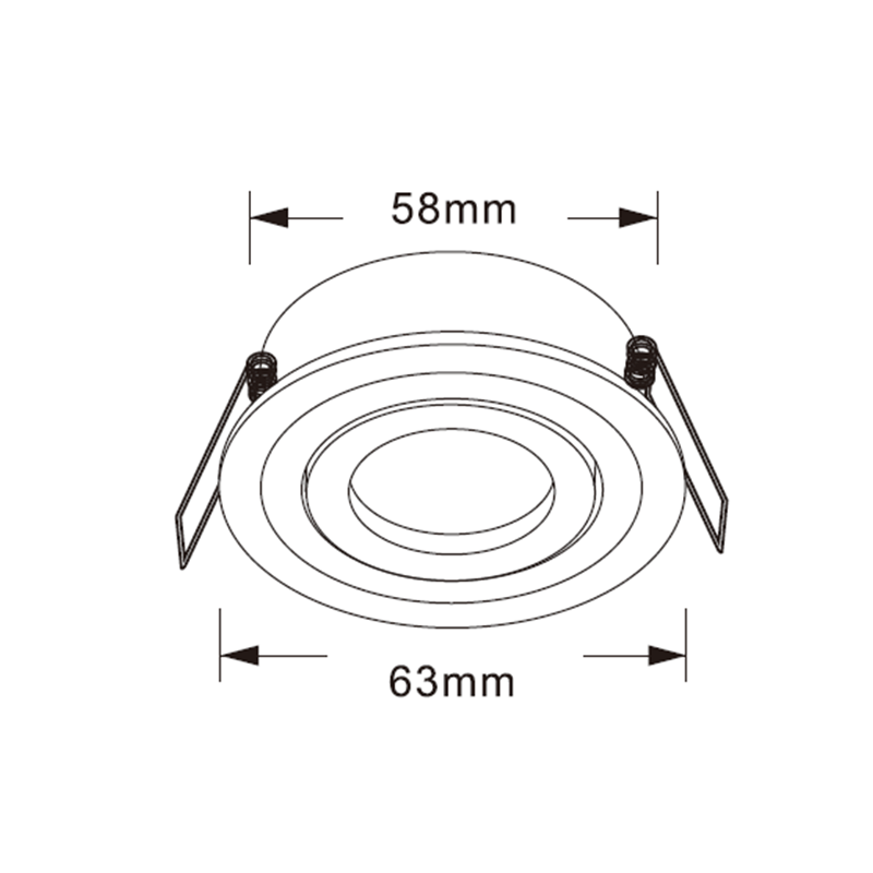 MR11 ARMATUUR | DELOS | ZWART