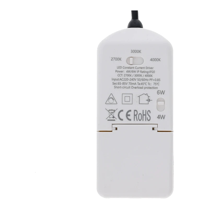 LED INBOUWSPOT | VARDA | SLIM-FIT | 4W/6W | DIM | ZILVER | CCT-SWITCH