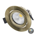 813956 | LED INBOUWSPOT | VARDA | SLIM-FIT | 4W/6W | DIM | BRONS | CCT-SWITCH