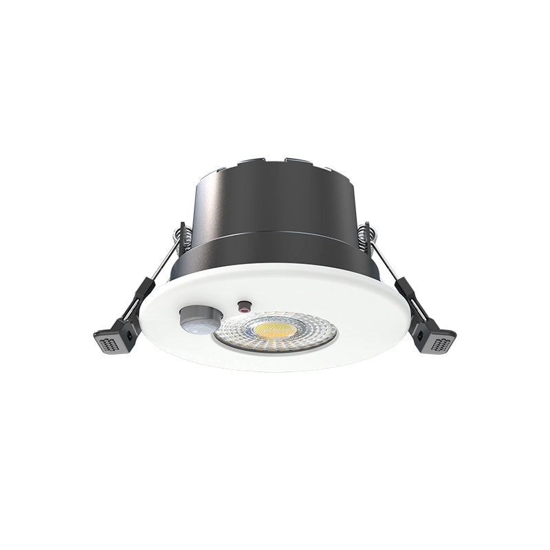 LED INBOUWSPOT | 6W | Ø85mm | MET SENSOR | DIMBAAR | IP65 | WIT