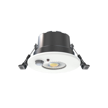 LED INBOUWSPOT | 6W | Ø85mm | MET SENSOR | DIMBAAR | IP65 | WIT