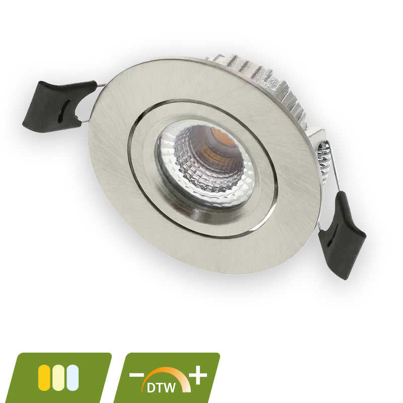 814724 | LED INBOUWSPOT | POLLUX | SLIM-FIT | 5W | DIM2WARM | ZILVER