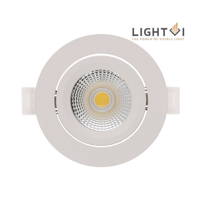 LIGHTVI | LED INBOUWSPOT | TURIN | SLIM-FIT | 4W/ 6W | DIM | WIT | CCT-SWITCH