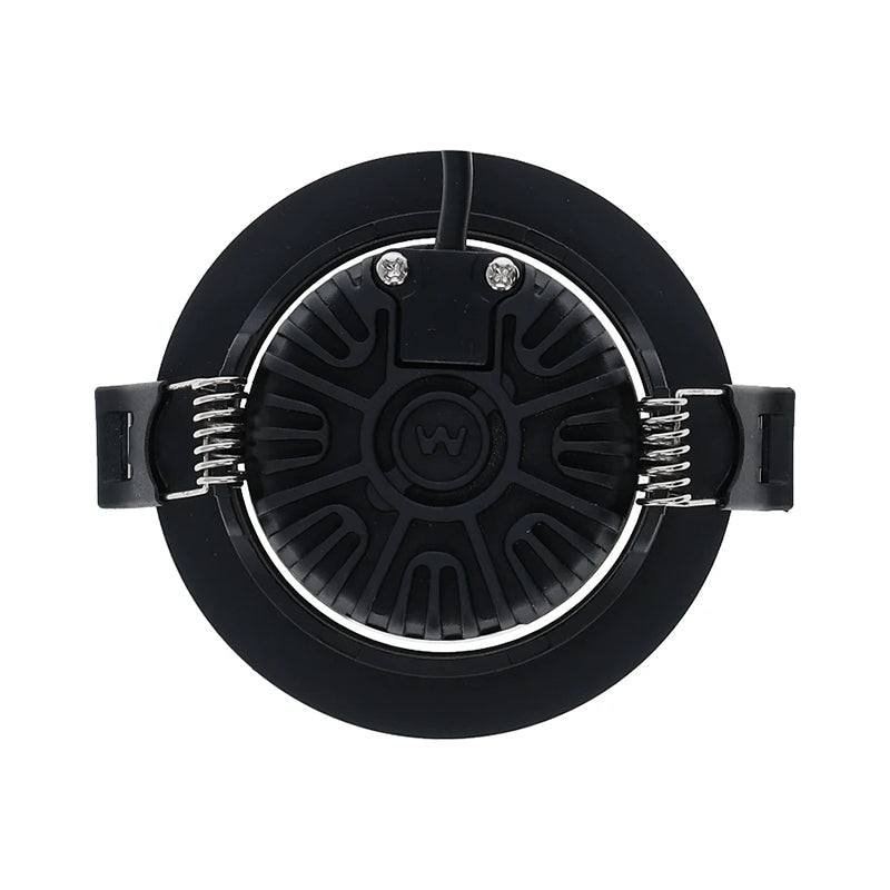LIGHTVI | LED INBOUWSPOT | TURIN | SLIM-FIT | 4W/ 6W | DIM | ZWART | CCT-SWITCH