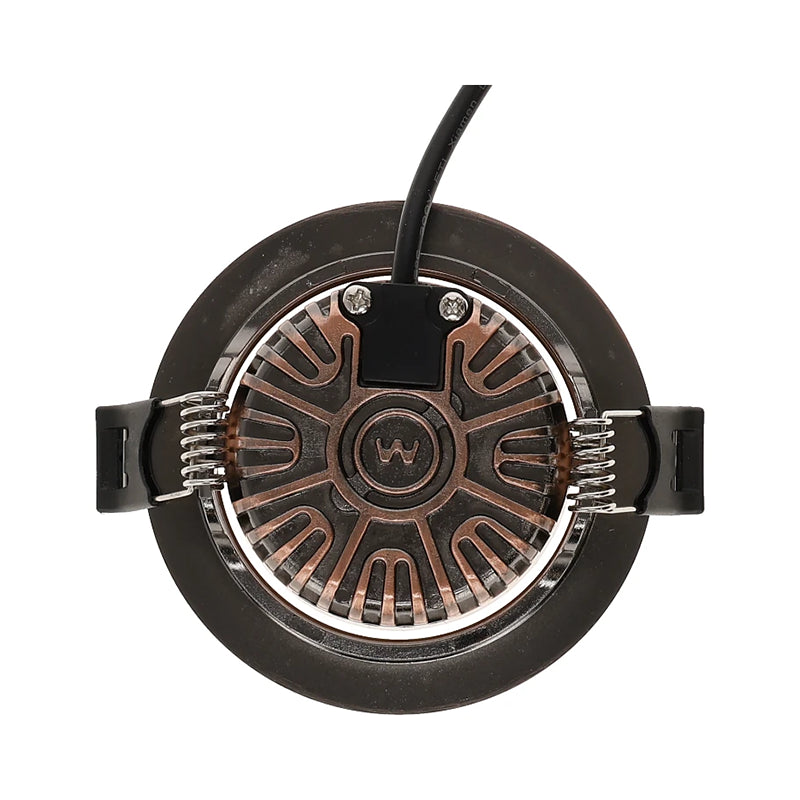 LIGHTVI | LED INBOUWSPOT | TURIN | SLIM-FIT | 4W/ 6W | DIM | BRONS | CCT-SWITCH